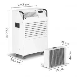 Trotec 1210001065 PT 4500 S Climatiseur, échangeur De Chaleur Inclus