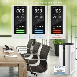 Trotec Luchtreinigers 1580001055 AirgoClean® 350 E Purificateur D'air Haute Puissance