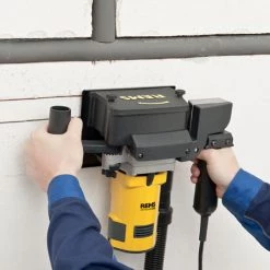 Rems Rainureuse Béton 185X02 Krokodil 125 Basic-Pack Scie à Sous + 2 Lames De Scie Diamant