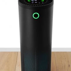 AirExchange Luchtreinigers 20200600-T | ZWART 20200600-T | NOIR Purificateur D'air Professionnel 600-T Noir Avec Filtre HEPA H14, Charbon, Ioniseur Et Lampe UV-C | Convient Pour Une Surface Allant Jusqu'à 100m².