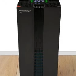 AirExchange Luchtreinigers 20200750-T | ZWART 20200750-T | NOIR Purificateur D'air Professionnel 750-T Noir Avec Filtre HEPA H14, Charbon, Ioniseur Et Lampe UV-C | Convient Pour Une Surface Allant Jusqu'à 120m².