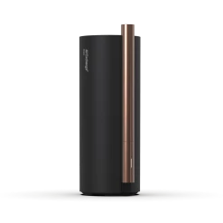 AirExchange Climatiseur 2022BREEZE | ZWART 2022BREEZE | NOIR Humidificateur Professionnel Breeze Black Avec Filtre à Air Et Désinfection Par UV-C | Convient à Une Surface Allant Jusqu'à 60m² | 350ml/heure