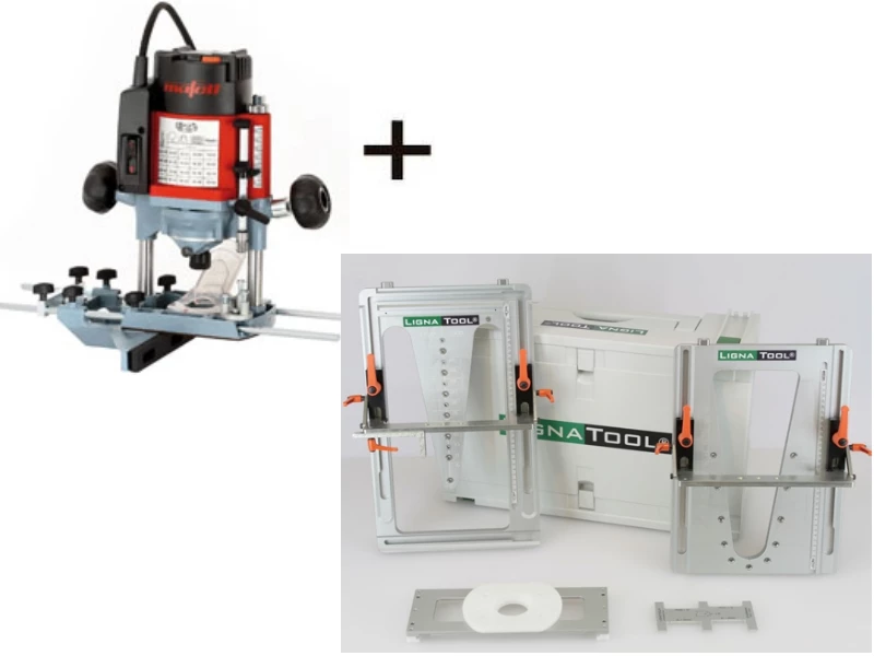 Lignatool Fraiseuse Spéciale LT080PRLO65 LT080PR Jeu De Gabarits De Coupe à Queue D'aronde Paquet Avantageux + Toupie Mafell LO65 Ec MidiMax 3 Lignatool Fraiseuse Spéciale LT080PRLO65 LT080PR Jeu De Gabarits De Coupe à Queue D'aronde Paquet Avantageux + Toupie Mafell LO65 Ec MidiMax