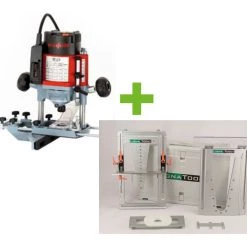 Lignatool Fraiseuse Spéciale LT080SRLO65 Ensemble Standard De Toupie à Queue D'aronde LT080SR + Toupie MidiMax Mafell LO65 Ec !